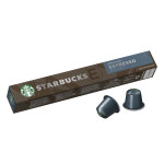 Starbucks espresso roast pour machine nespresso - intensit� 11 - paquet 10 capsules