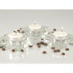 Starpak bougie chauffe - plat, diamtre: 38 mm, blanc