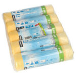 Sac poubelle hdpe � liens coulissants, 60 litres