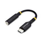 Startech. com adaptateur audio usb - c vers prise casque / casque 3, 5 mm trrs, dongle aux usb type - ...