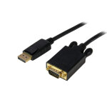 Startech. com adaptateur displayport vers vga - c�ble display port m�le vga m�le 1920x1200 - noir 3m, ...