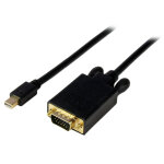 Startech. com adaptateur mini displayport vers vga - c�ble display port m�le vga m�le 1920x1200 - noir ...