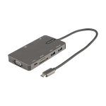 Startech. com adaptateur multiport usb - c - dock de voyage hdmi 4k 30hz ou vga - hub usb 3. 0 5gbps ...