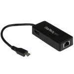 Startech. com adaptateur rseau usb - c vers rj45 gigabit ethernet avec port usb supplmentaire - m / ...
