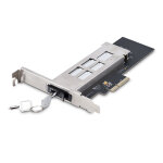 Startech. com adaptateur ssd m. 2 nvme vers pcie x4 avec plateau amovible pour slot d'extension pci express, ...