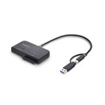 Startech. com adaptateur usb - c / usb - a vers m. 2 nvme et sata 2, 5' / 3, 5', 10 gbps, lecteur de ...