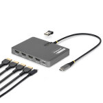Startech. com adaptateur usb - c vers station de travail quadruple �cran, hdmi 4k 60hz, passage pd 140w ...