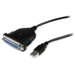 Startech. com cble adaptateur de 1. 80m usb vers 1 port parallle db25 pour imprimante, noir, db - 25, ...