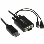 Startech. com c�ble adaptateur displayport vers vga de 3 m avec audio - m / m - 1920x1200 / 1080p, 3 ...