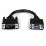 Startech. com cble adaptateur dvi vers vga de 20cm - convertisseur dvi - i vers hd15 - m / f, 0, 203 ...