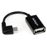 Startech. com cble adaptateur micro usb  angle droit vers usb host otg de 12cm - mle / femelle, 0, ...