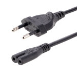 Startech. com cble d'alimentation pour ordinateur portable de 2m - prise eu vers connecteur c7, 2, 5a ...