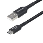 Startech. com cble de charge usb - a vers usb - c de 4m, charge et synchronisation, 3a, usb 2. 0, gaine ...