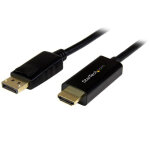 Startech. com c�ble displayport vers hdmi 1m - 4k 30hz - adaptateur dp vers hdmi - convertisseur pour ...