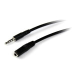 Startech. com c�ble d'extension de casque trrs 4 positions 3, 5 mm 2 m - m / f, 3, 5mm, m�le, 3, 5mm, ...