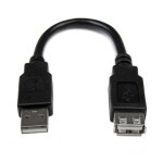 Startech. com c�ble d'extension usb 2. 0 de 15cm - rallonge usb a vers a - m / f, 0, 152 m, usb a, usb ...