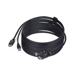 Startech. com c�ble kvm displayport de 3m et usb 5gbps, 4k 60hz, c�ble combo dp 1. 2 et usb pour commutateurs ...