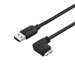 Startech. com c�ble micro usb 3. 0 slim - usb - a vers micro - b � angle droit de 50 cm - m / m, 0, 5 ...