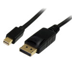 Startech. com c�ble mini displayport vers displayport 1. 2 de 3 m - c�ble adaptateur mini dp vers displayport ...