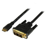 Startech. com cble mini hdmi vers dvi de 2m - cble dvi - d vers hdmi (1920x1200p) - mini hdmi mle ...