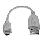 Startech. com cble mini usb 2. 0 15 cm - usb a vers mini usb b, 0, 152 m, usb a, mini - usb b, usb 2. ...