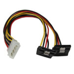 Startech. com câble répartiteur d'alimentation en y lp4 vers 2 sata à angle droit et verrouillage 30 ... Startech. com câble répartiteur d'alimentation en y lp4 vers 2 sata à angle droit et verrouillage 30 ...