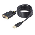 Startech. com c�ble s�rie null modem vers usb de 2m, r�tention com, ftdi, usb - a vers db9 rs232, c�ble ...