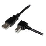 Startech. com c�ble usb 2. 0 a vers usb b coud� � droite m�le / m�le pour imprimante - 1 m - noir, 1 ...