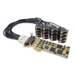 Startech. com carte s�rie pci express - 16 ports db9 rs232 - low + full profile - adaptateur s�rie multiport ...