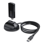 Startech. com cl� usb wifi 6e pour ordinateur de bureau / portable, carte r�seau sans fil avec antenne ...