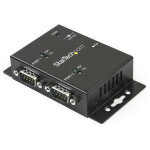 Startech. com hub adaptateur industriel usb vers s�rie 2 ports � fixation murale avec clips de rail din, ...