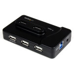 Startech. com hub combin� usb 3. 0 / 2. 0 6 ports avec port de charge, usb 3. 2 gen 1 (3. 1 gen 1) type ...