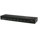 Startech. com hub srie rs232  8 ports - adaptateur usb vers 8x db9 rs232  montage en rack, usb 2. ...