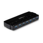Startech. com hub superspeed usb 3. 0 avec 7 ports - 5gbps - concentrateur usb 3. 0 avec adaptateur d'alimenta ...