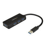 Startech. com hub usb 3. 0 - dock 4 ports superspeed 5gbps avec charge rapide usb 3. 2 gen 1 type - a ...