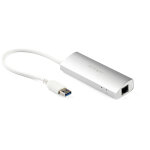 Startech. com hub usb � 3 ports avec ethernet, usb - a, gigabit ethernet / gbe, usb 5gbps, design robuste, ...