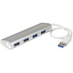 Startech. com hub usb  4 ports avec ethernet, usb - a, gigabit ethernet / gbe, usb 5gbps, design robuste, ...