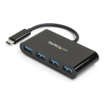 Startech. com hub usb - c � 4 ports aliment� par bus - usb - c vers 4x usb - a - usb 3. 0 - 5gbps, usb ...