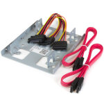Startech. com kit de montage pour 2 disques durs 2, 5' sata dans baie 3, 5', 8, 89 cm (3. 5'), panneau ...