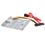 Startech. com kit de montage pour disque dur sata ou ssd 2. 5' dans emplacement frontal 3. 5', aluminium ...