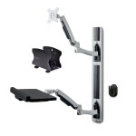 Startech. com poste de travail mural, support vesa de moniteur / �cran 32' support pour �cran / moniteur ...