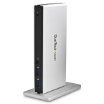 Startech. com station d'accueil usb 3. 0 pour deux �crans avec adaptateurs dvi vers vga et hdmi, 5x usb ...