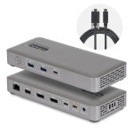 Startech. com station d'accueil usb4, double sortie 4k sans pilote pour macos et windows, station d'accueil ...