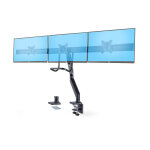 Startech. com support de bureau pour 3 �crans 27', vesa 75x75 / 100x100, bras articul� r�glable sans ...