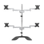 Startech. com support �cran pc pour � 4 affichages - articul�, autonome, 8 kg, 81, 3 cm (32'), 100 x ...