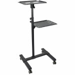 Startech. com table vid�oprojecteur et ordinateur portable - support projecteur robuste (2 �tag�res; ...