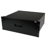 Startech. com tiroir de stockage en acier noir 4u pour racks et armoires 48 cm, �tag�re, noir, acier, ...