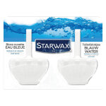Starwax blocs wc anti - tartre starwax eau bleue couleur bleu lagon, lot de 2