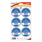 Stickers adh�sifs pass sanitaire obligatoire, lot de 6