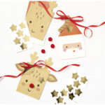 Stickers pour calendrier de l'avent 'round bows'